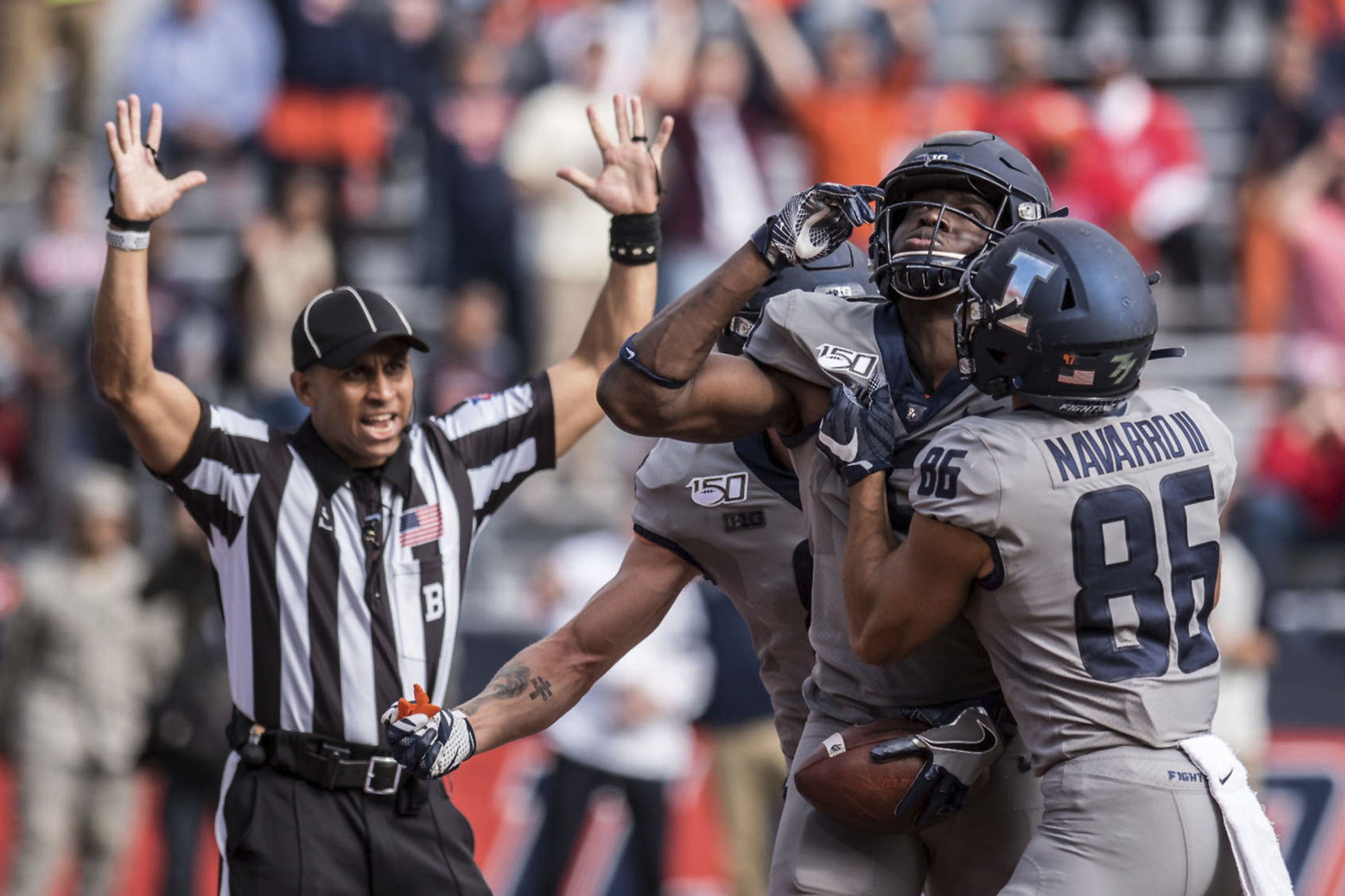 Fighting Illini 24, Badgers 23